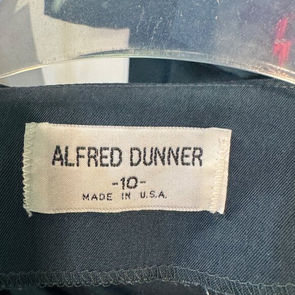 Alfred Dunner 3-Piece Suit Set With Elastic Waist Pants, Skirt  & Button-Up Top - Picture 9 of 9